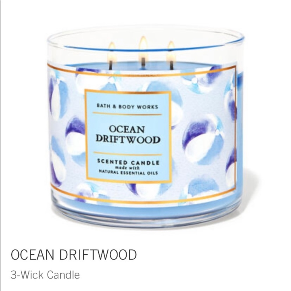 Ocean Driftwood 3 Wick Candle